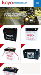 Mobile Screenshot of koyo-battery.com